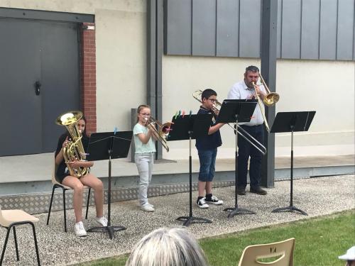 Quatuor trombone au garage d'Amboise
